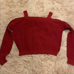 express off shoulder sweater